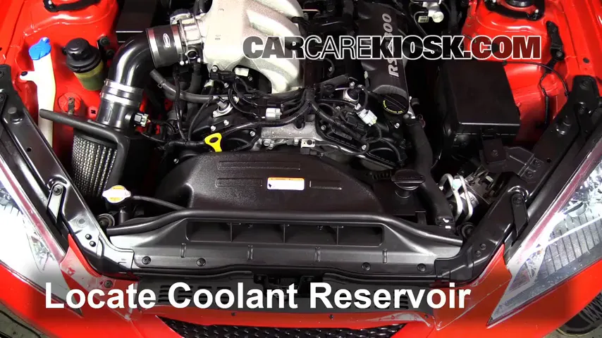 2010 Hyundai Genesis Coupe 3.8 3.8L V6 Coolant (Antifreeze)